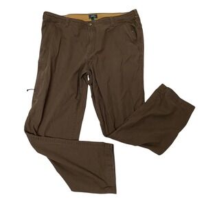 G.H. Bass & Co Explorer Cargo Pants Men's 42x34 Brown Hiking Outdoor Stretch